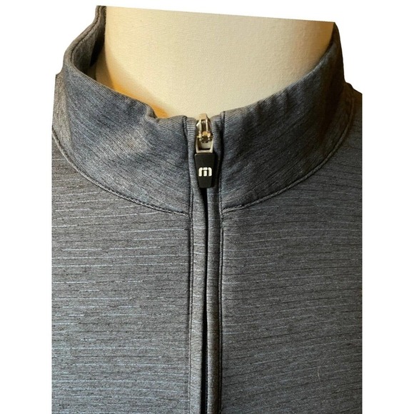 Travis Mathew Men’s Blue 2XL Quarter Zip Golf Long Sleeve Pullover Shirt - Picture 5 of 8